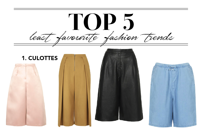 top-5, trends, favorite, topshop, culottes
